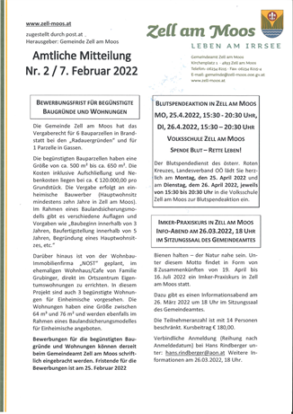 Rundschreiben Nr. 2/2022